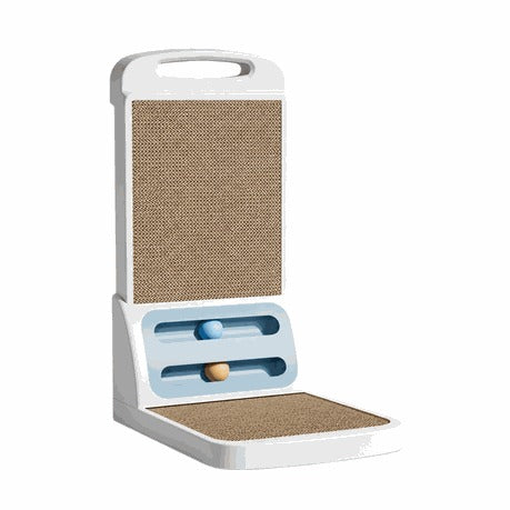 Cat Scratching Board with Ball Track Toy