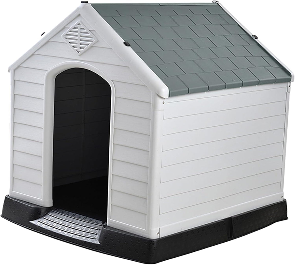 Indoor Outdoor Plastic Waterproof Dog House Kennel -XXL