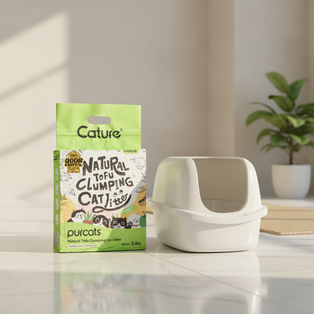 CATURE Tofu Clumping Cat Litter Green Tea 6L/2.4Kg