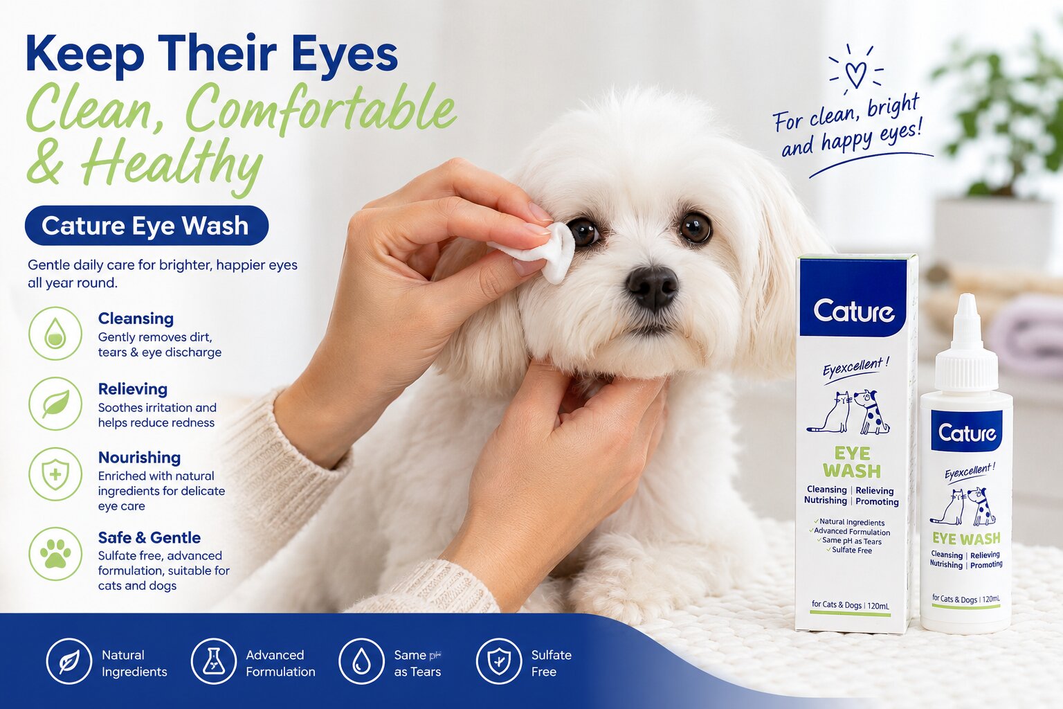 Cature Eye Wash - 120mL