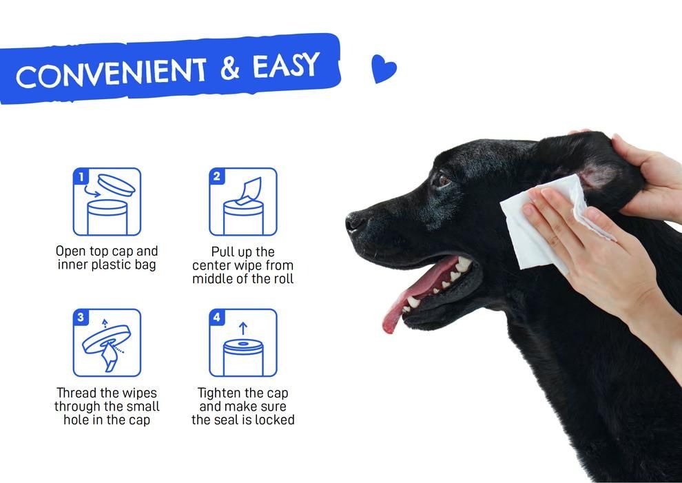 Cature Pet Eye Wipes 100 Pieces