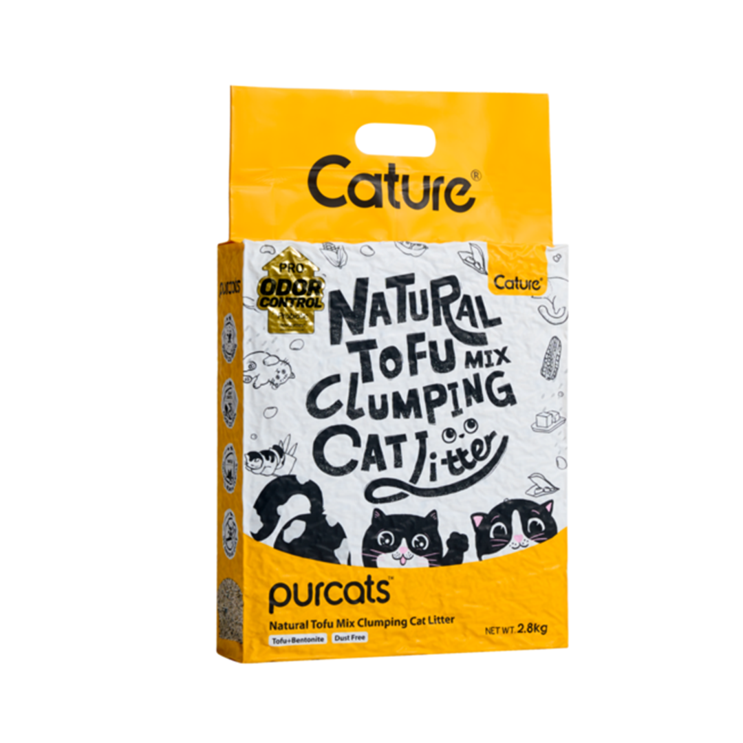 Cature Tofu+Bentonite 2.8 kg Cat Litter Tofu