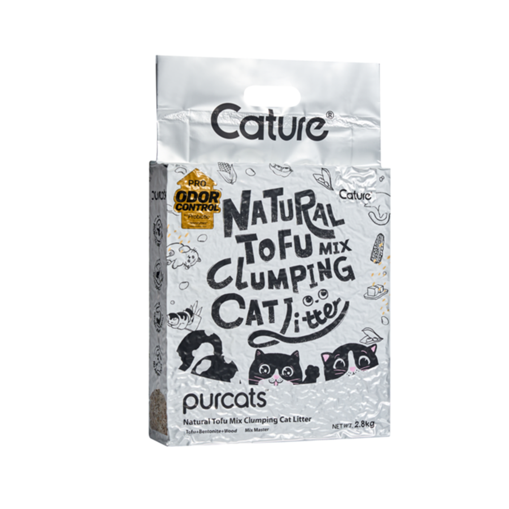 Cature Tofu+Bentonite+ Wood 2.8kg Cat Litter