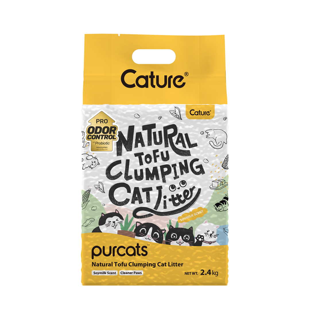 CATURE Tofu Clumping Cat Litter Soymilk Scent 6L/2.4Kg