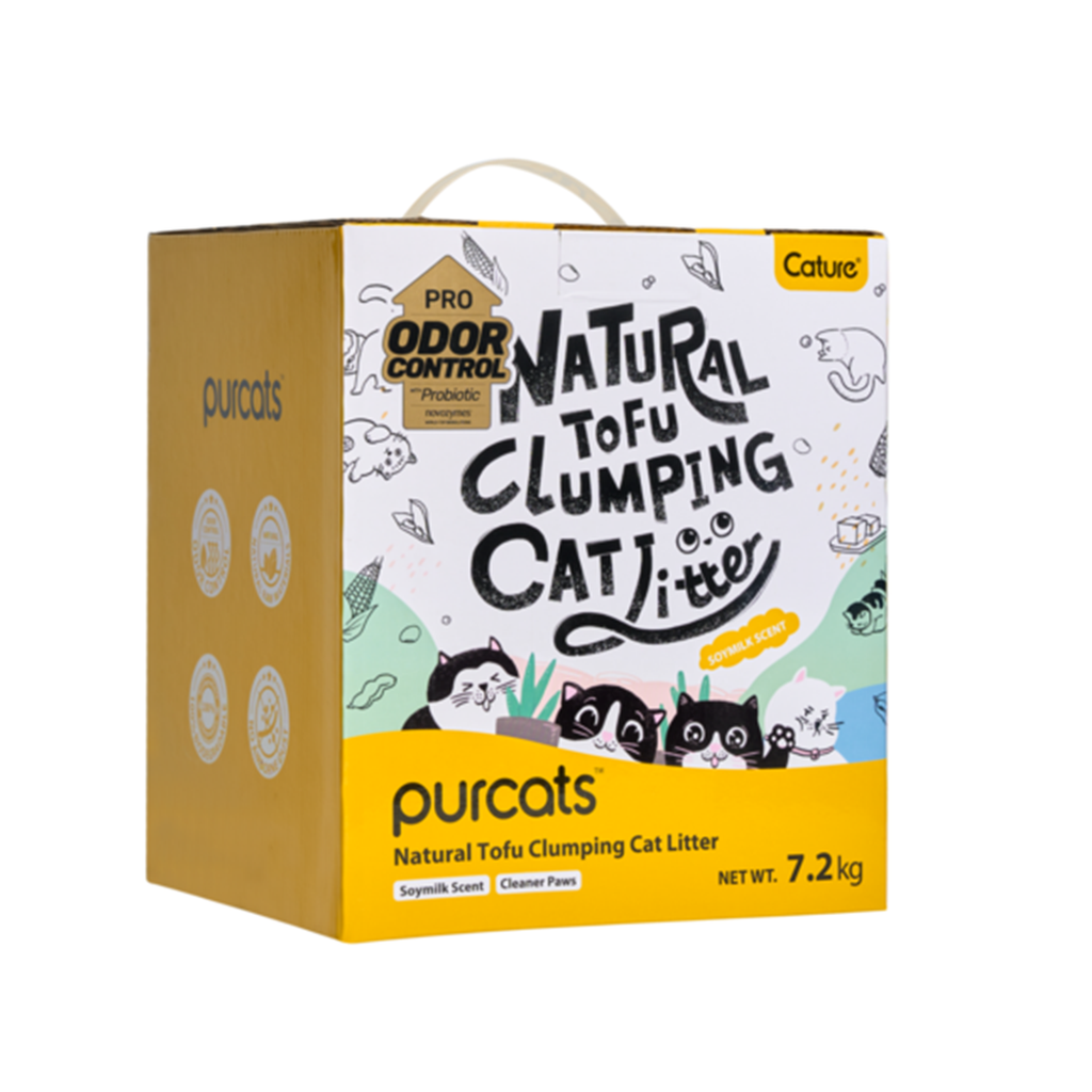 CATURE Tofu Clumping Cat Litter Soymilk Scent 18L/7.2Kg