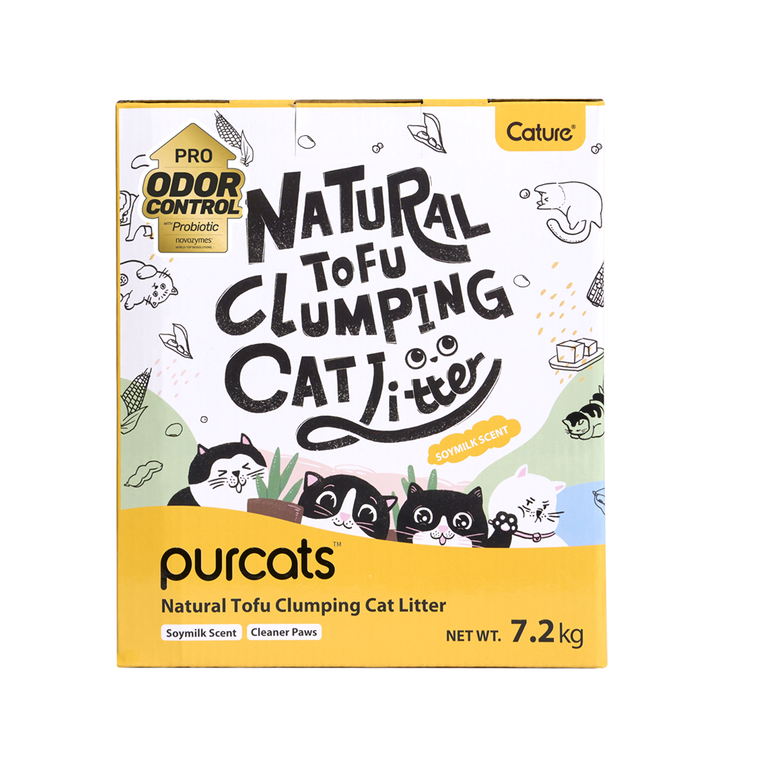 CATURE Tofu Clumping Cat Litter Soymilk Scent 18L/7.2Kg