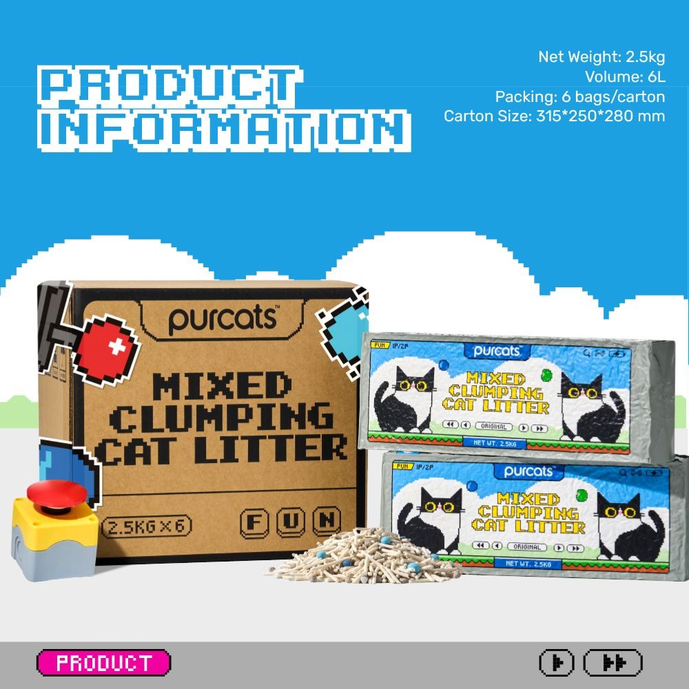 CATURE Mixed Clumping Cat Litter 6L/2.5Kg