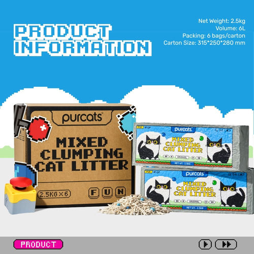CATURE Mixed Clumping Cat Litter 6L/2.5Kg
