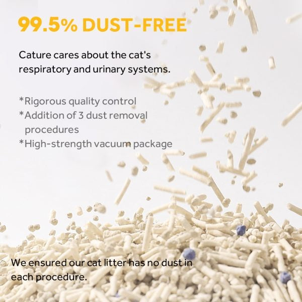 CATURE Tofu Clumping Cat Litter Pellet & Bentonite 14L/5.6Kg