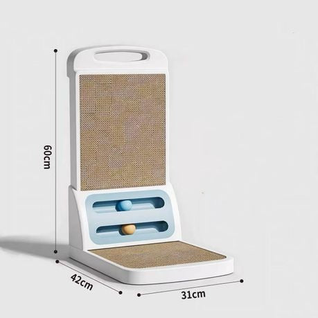 Cat Scratching Board with Ball Track Toy