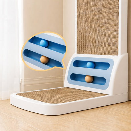 Cat Scratching Board with Ball Track Toy