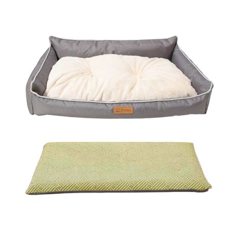Winter & Summer Dual-Use Dog Bed Includes 2 Replaceable Cushions