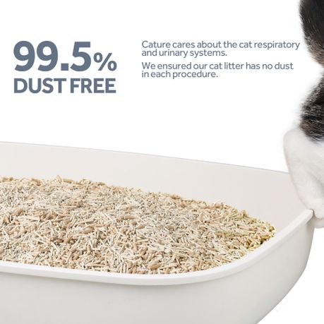 CATURE Tofu Clumping Cat Litter Soymilk Scent 18L/7.2Kg